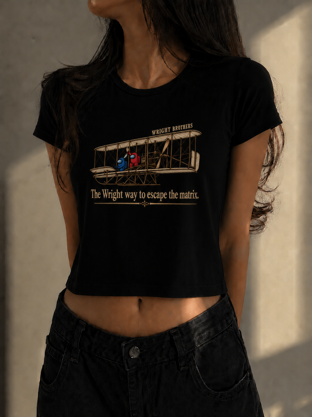 Aerospace Engineering Women's Double-Sided Crop Top