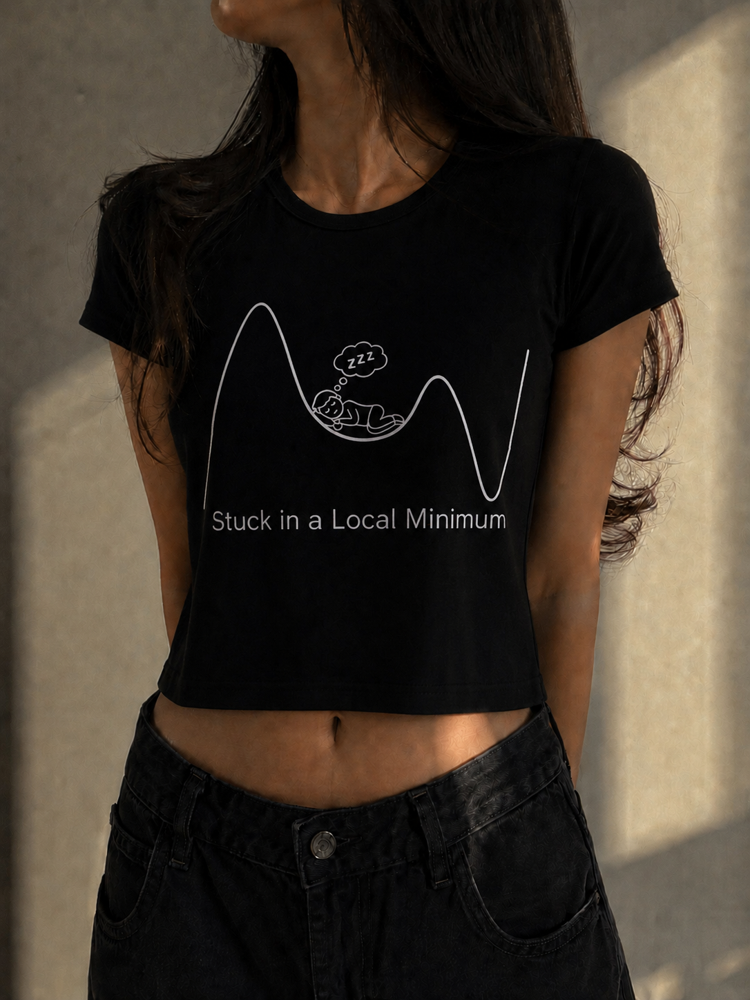 Artificial Intelligence Women's Double-Sided Crop Top