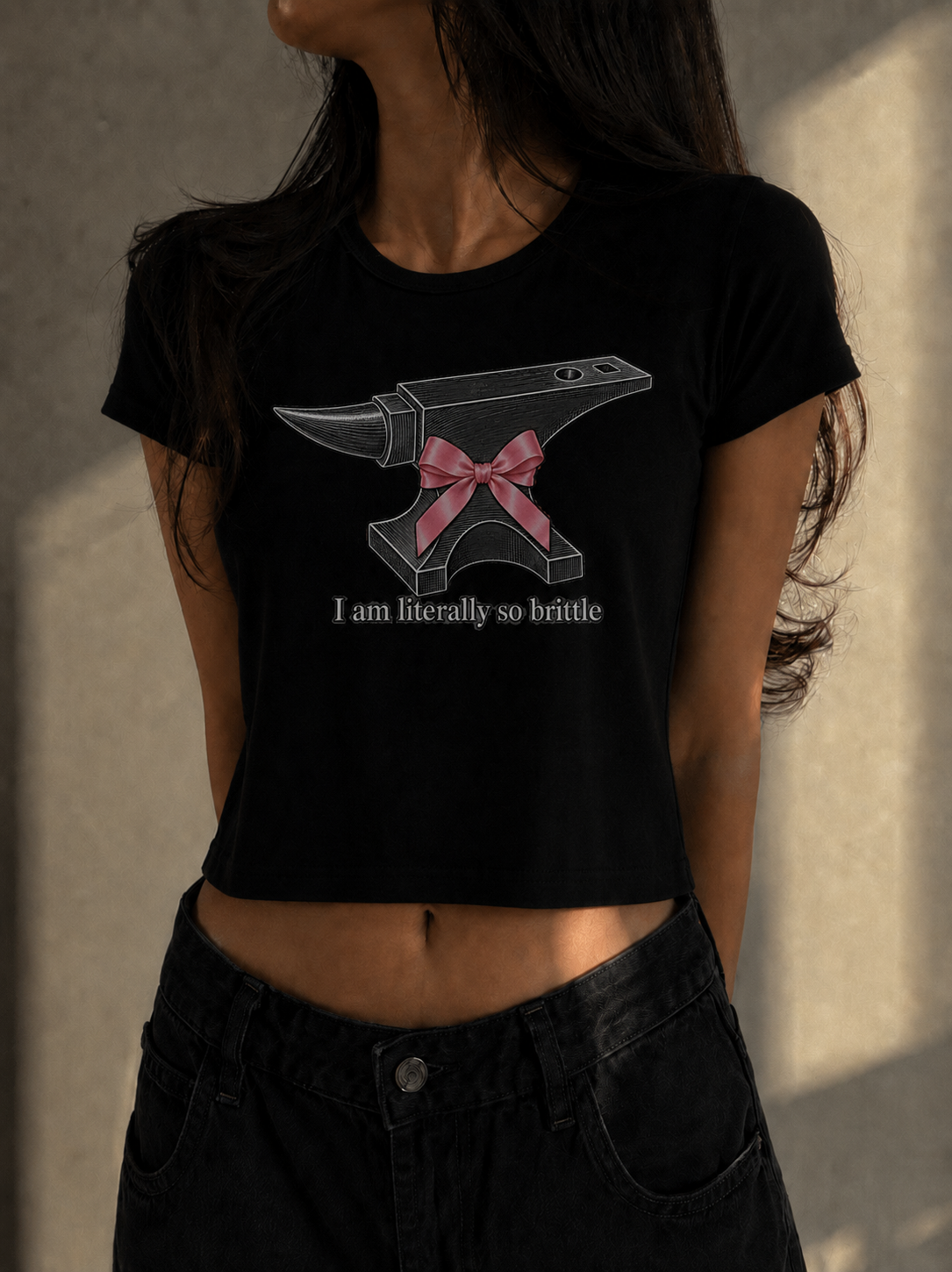 Metallurgy Women's Double-Sided Crop Top