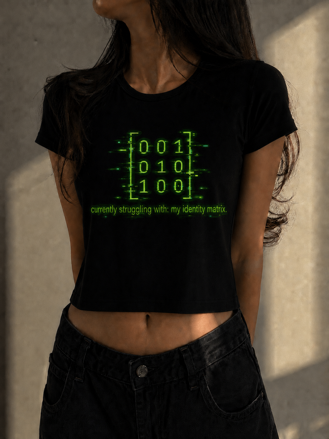 Mathematics & Computing Women's Double-Sided Crop Top