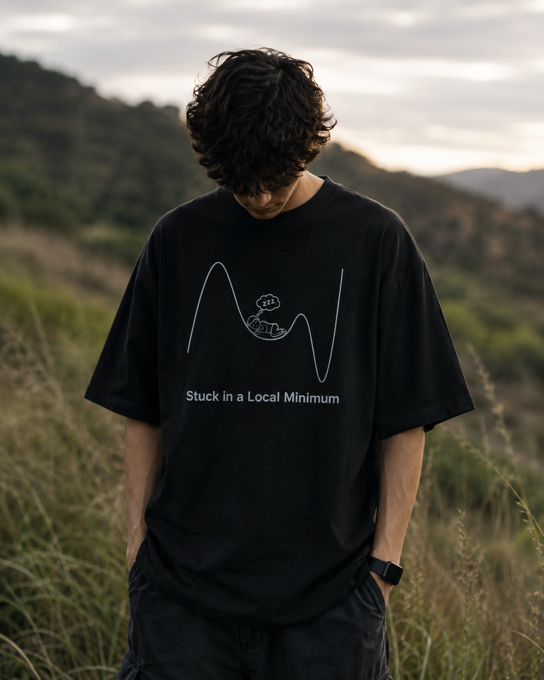 Artificial Intelligence Double-Sided Oversized Tee