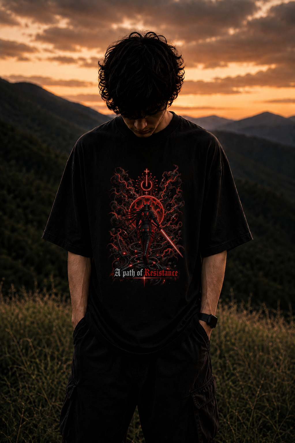Electronics & Comm Double-Sided Oversized Tee
