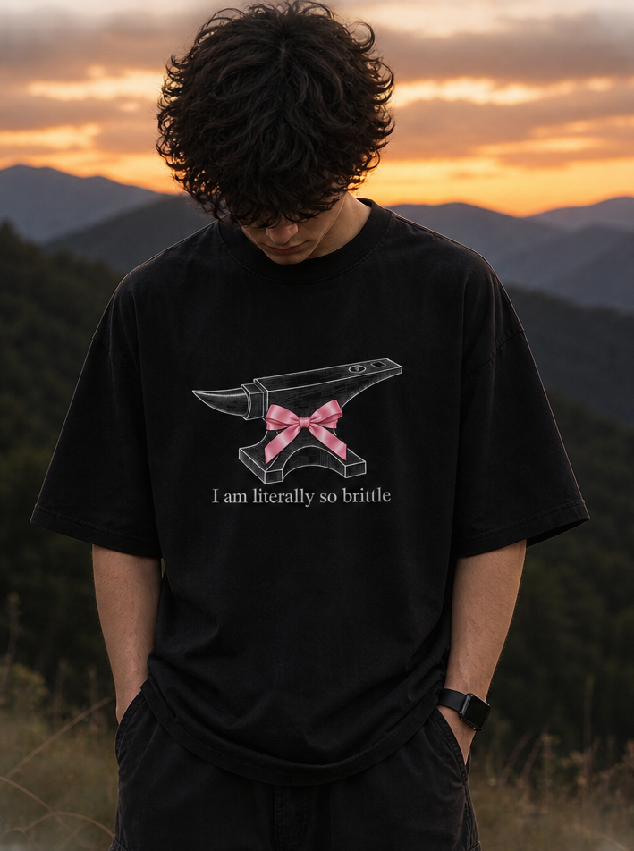Metallurgy Double-Sided Oversized Tee